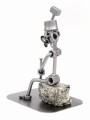 FIGURKA Z METALU - KAMIENIARZ - zdjęcie 6