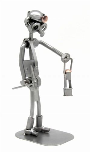 FIGURKA Z METALU - GÓRNIK