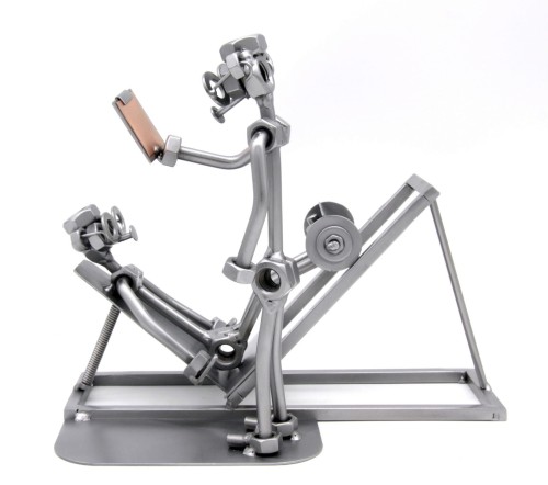 TRENER PERSONALNY - FIGURKA Z METALU