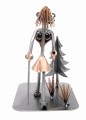 FIGURKA Z METALU - NORDIC WALKING Z CHOINKĄ - KOBIETA - zdjęcie 7