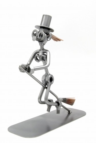 FIGURKA Z METALU - BABA JAGA