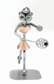 BADMINTON - KOBIETA - FIGURKA Z METALU   - zdjęcie 2