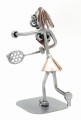 BADMINTON - KOBIETA - FIGURKA Z METALU   - zdjęcie 5