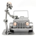MECHANIK SAMOCHODOWY - POLERKA - FIGURKA Z METALU - zdjęcie 2
