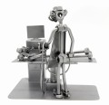 GASTROLOG - KOLONOSKOPIA - FIGURKA Z METALU - zdjęcie 1