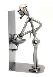 HYDRAULIK  - PŁYTKARZ SILIKON - FIGURKA Z METALU