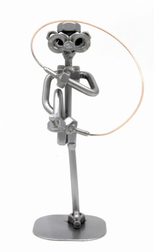 SKAKANKA  - FIGURKA Z METALU