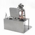 PRACOWNIK BIUROWY - BIURO - FIGURKA Z METALU - zdjęcie 9