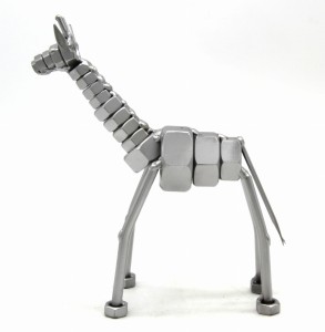 ŻYRAFA - Figurka z metalu 