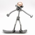 FIGURKA Z METALU - SNOWBOARD - zdjęcie 1