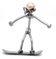 FIGURKA Z METALU - SNOWBOARD - zdjęcie 4