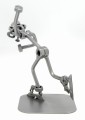 FIGURKA Z METALU  - ŁYŻWIARZ SZYBKI - zdjęcie 4